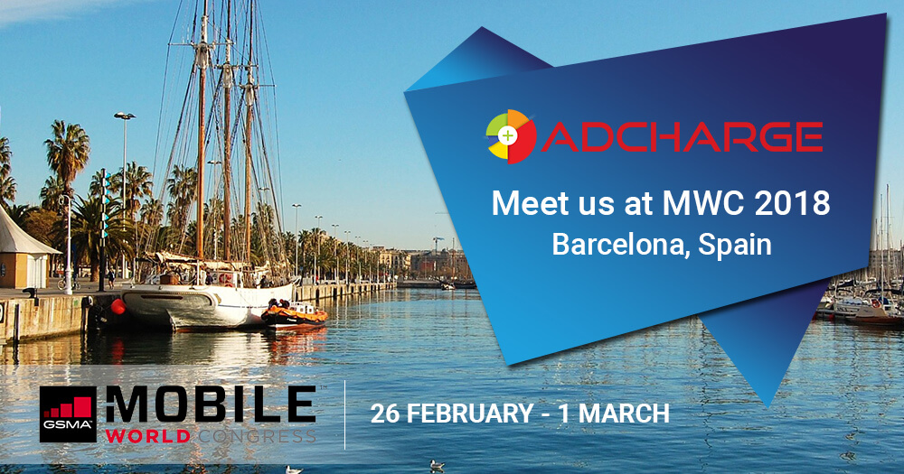 Meet AdCharge Team at MWC Barcelona 2018